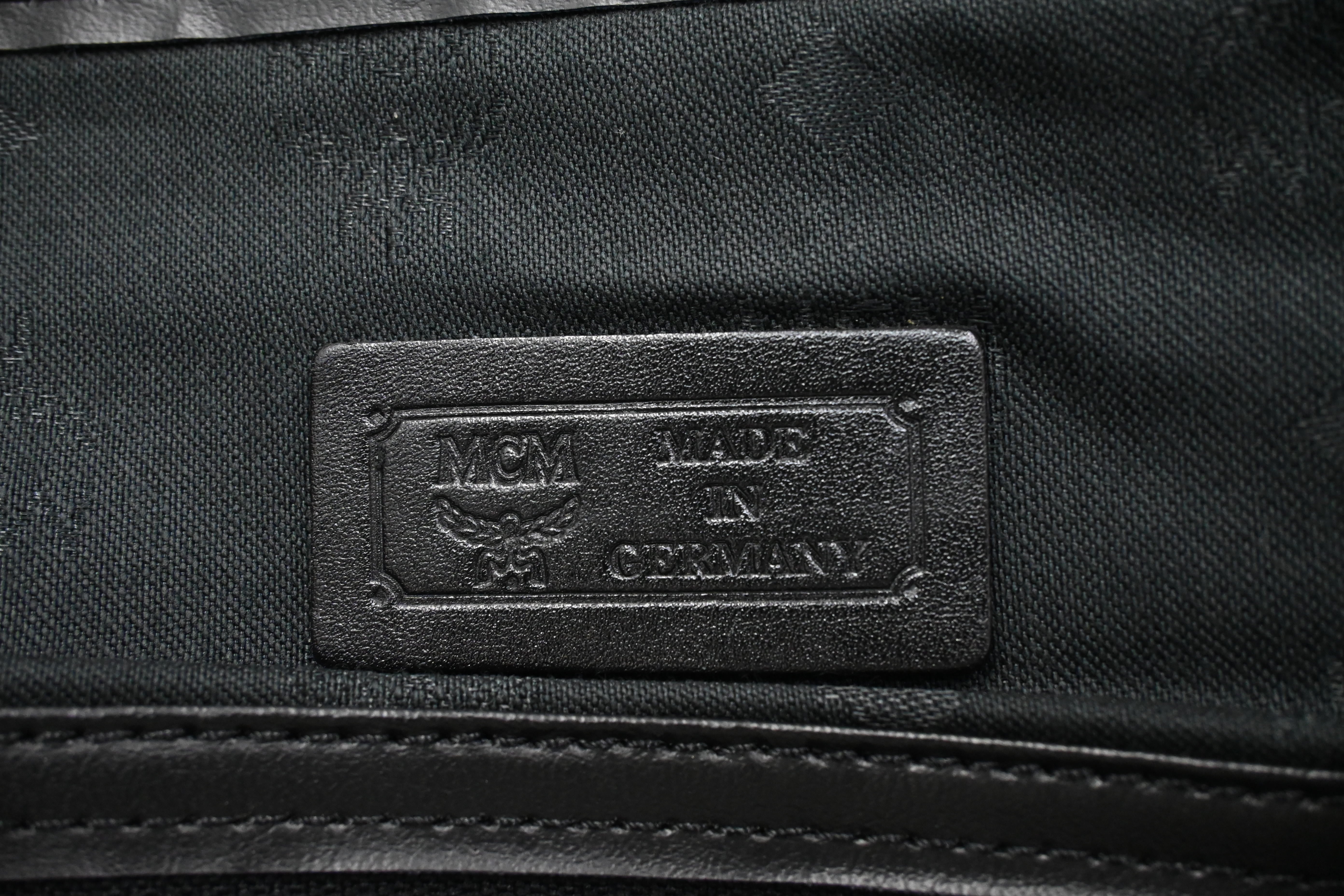 MCM Travel Bag in Black Coated Canvas – Weekly Lux Drop