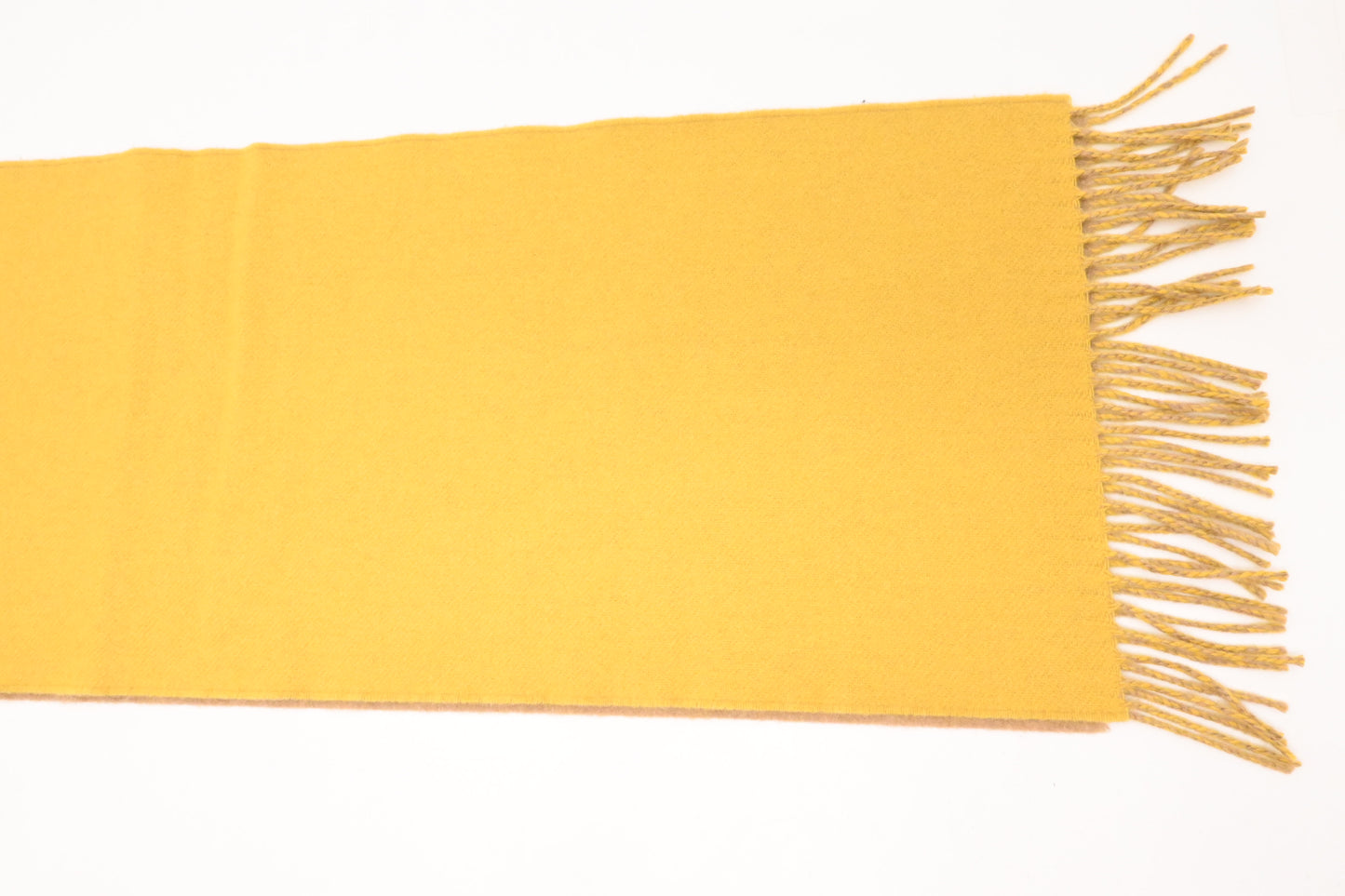 Loewe Scarf in Beige and Yellow Cashmere