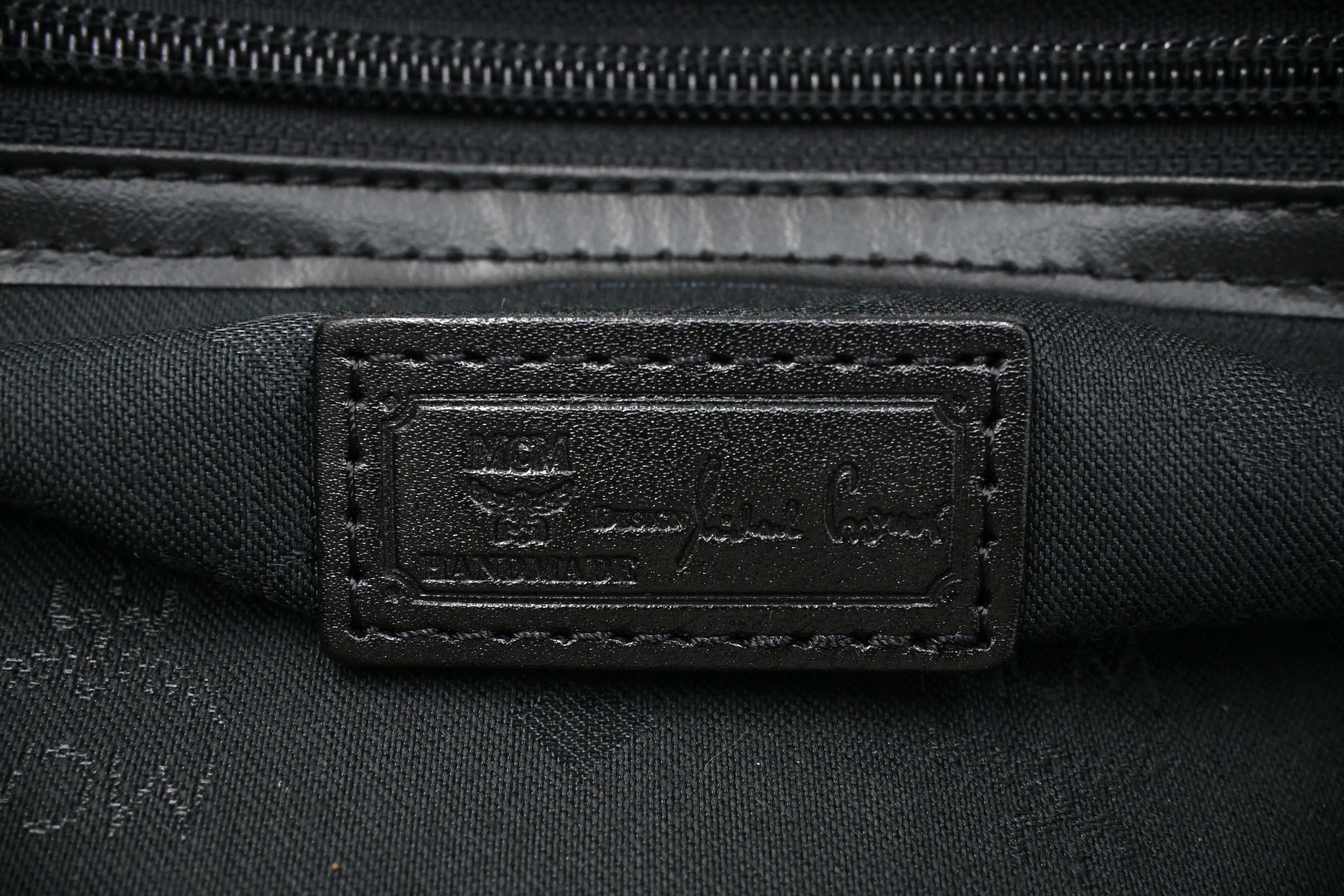 MCM Travel Bag in Black Coated Canvas – Weekly Lux Drop