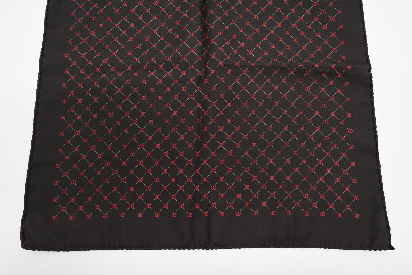 Gucci Scarf in Brown and Red Silk