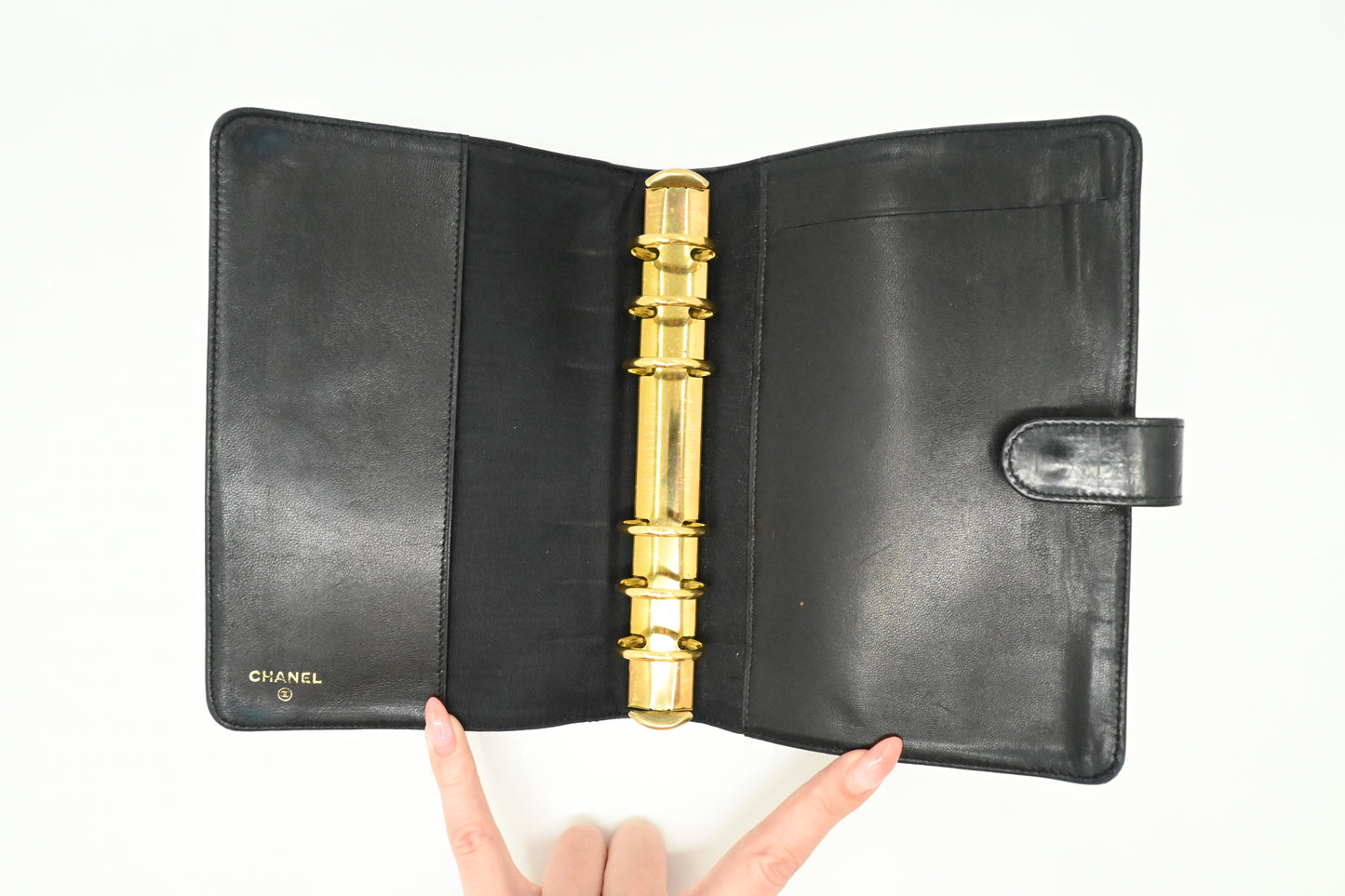 Chanel Agenda in Black Patent Leather