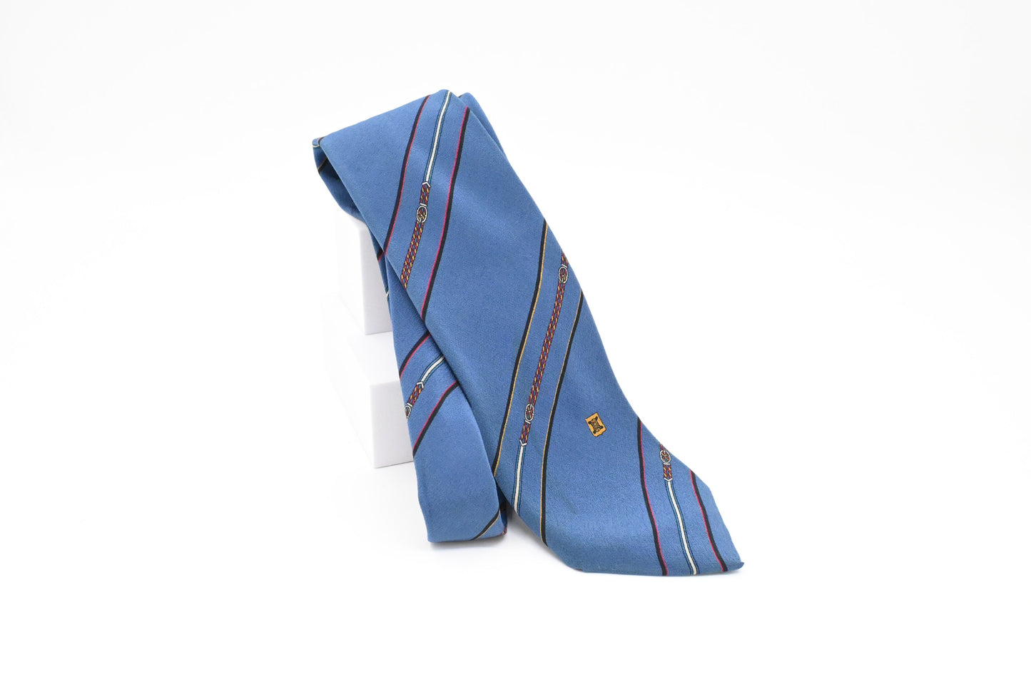 Celine Tie in Blue Silk