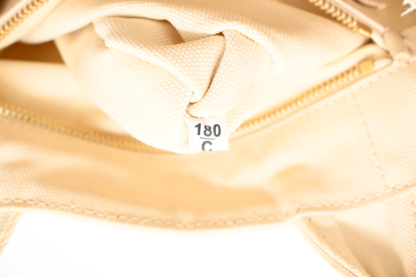 Prada Small Hawaiian Canapa in White Canvas