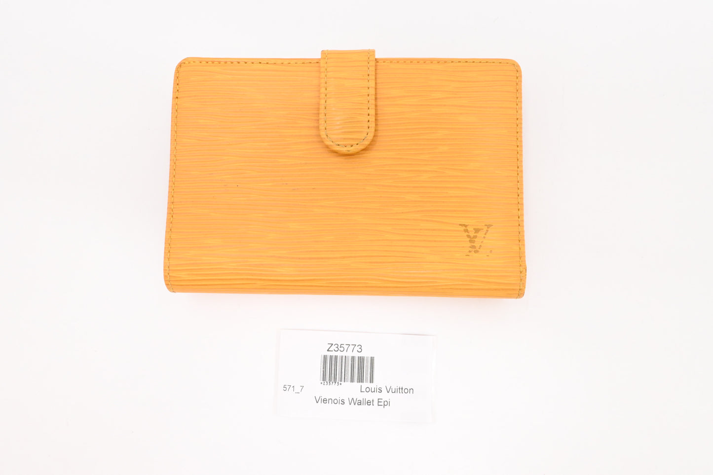 Louis Vuitton Viennois Wallet in Yellow Epi Leather