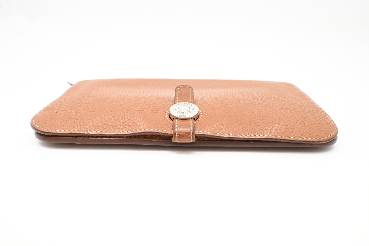 Hermes Dogon Wallet in Brown Leather