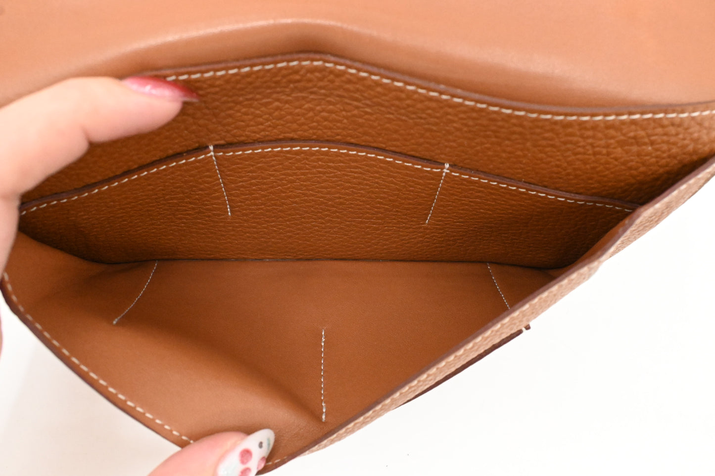 Hermes Dogon Wallet in Brown Leather