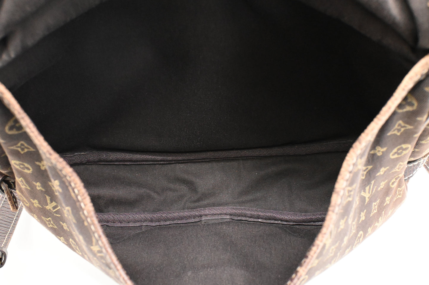 Louis Vuitton Saumur 30 in Fusain Minilin Canvas