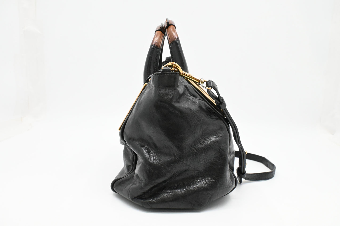 Chloe Ethel in Black Leather