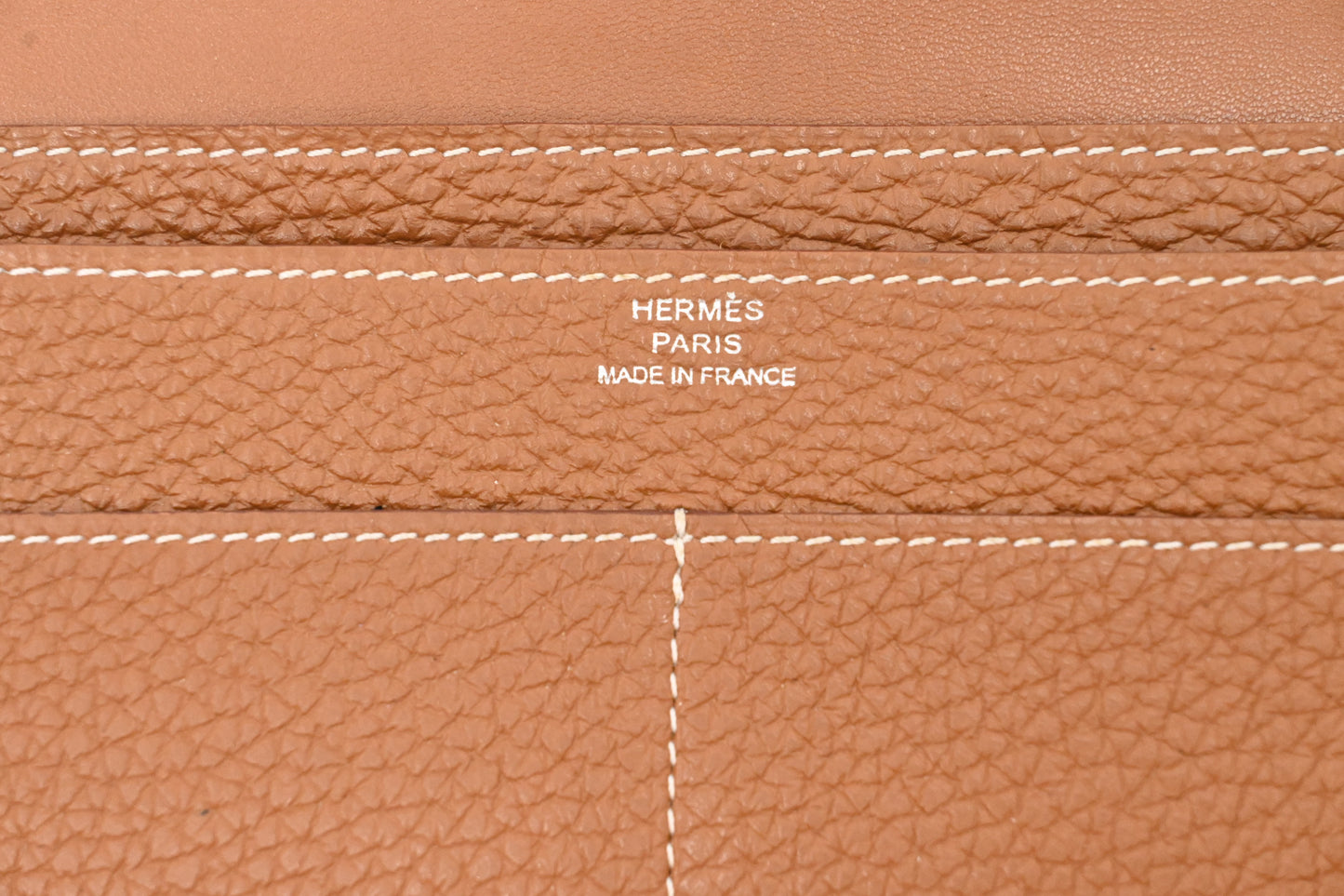 Hermes Dogon Wallet in Brown Leather