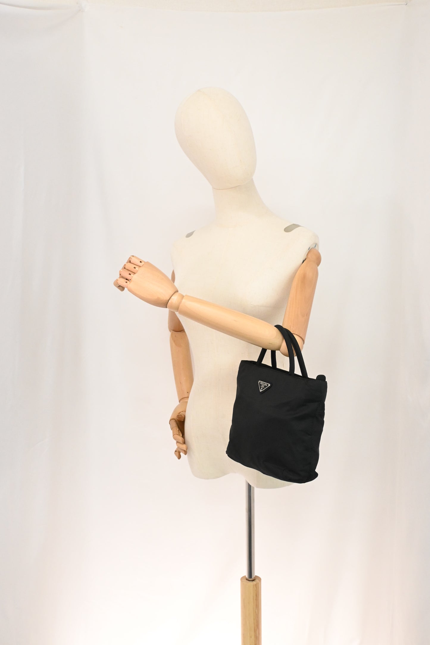 Prada Handbag in Black Nylon