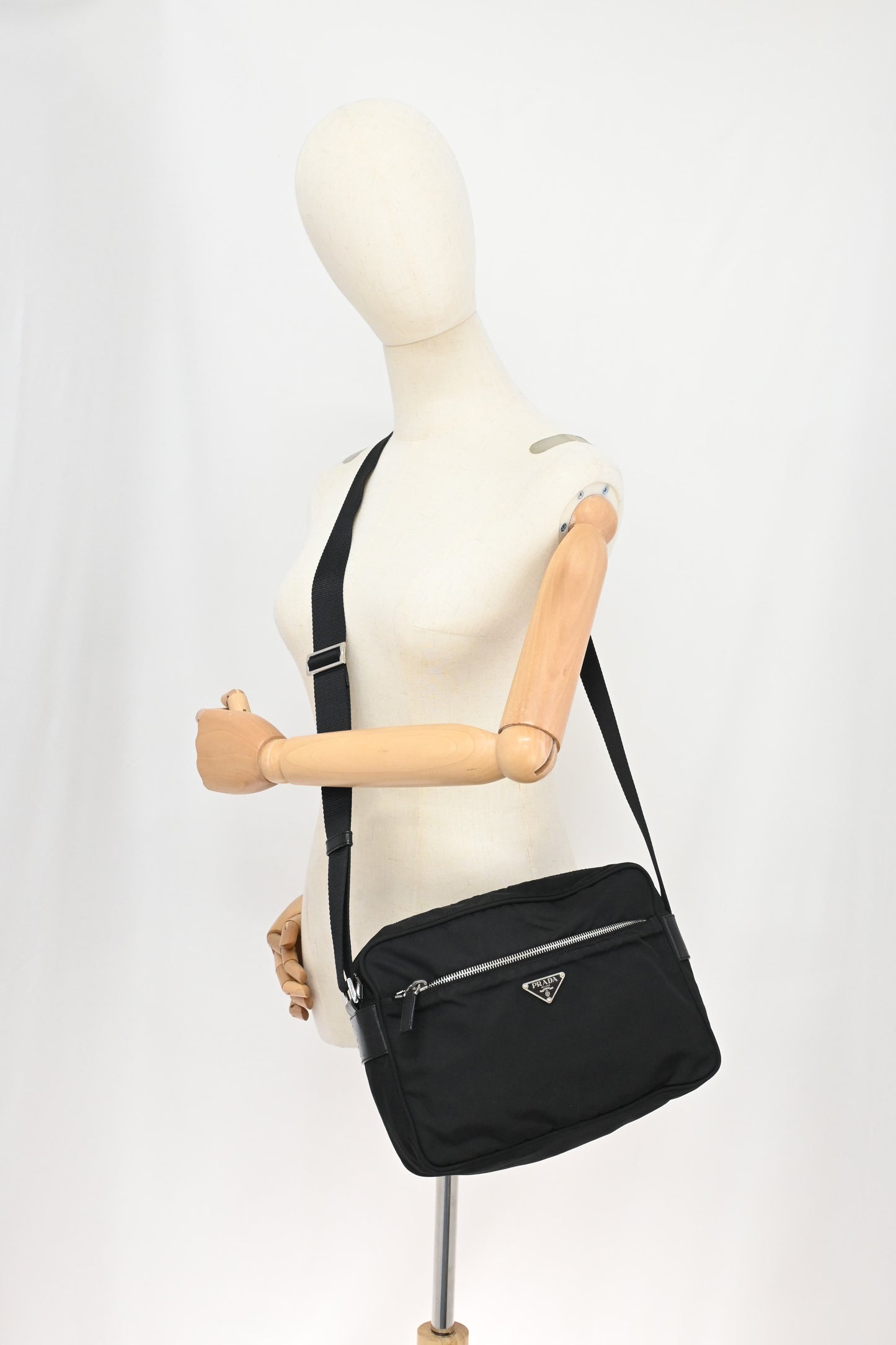 Prada Crossbody in Black Nylon