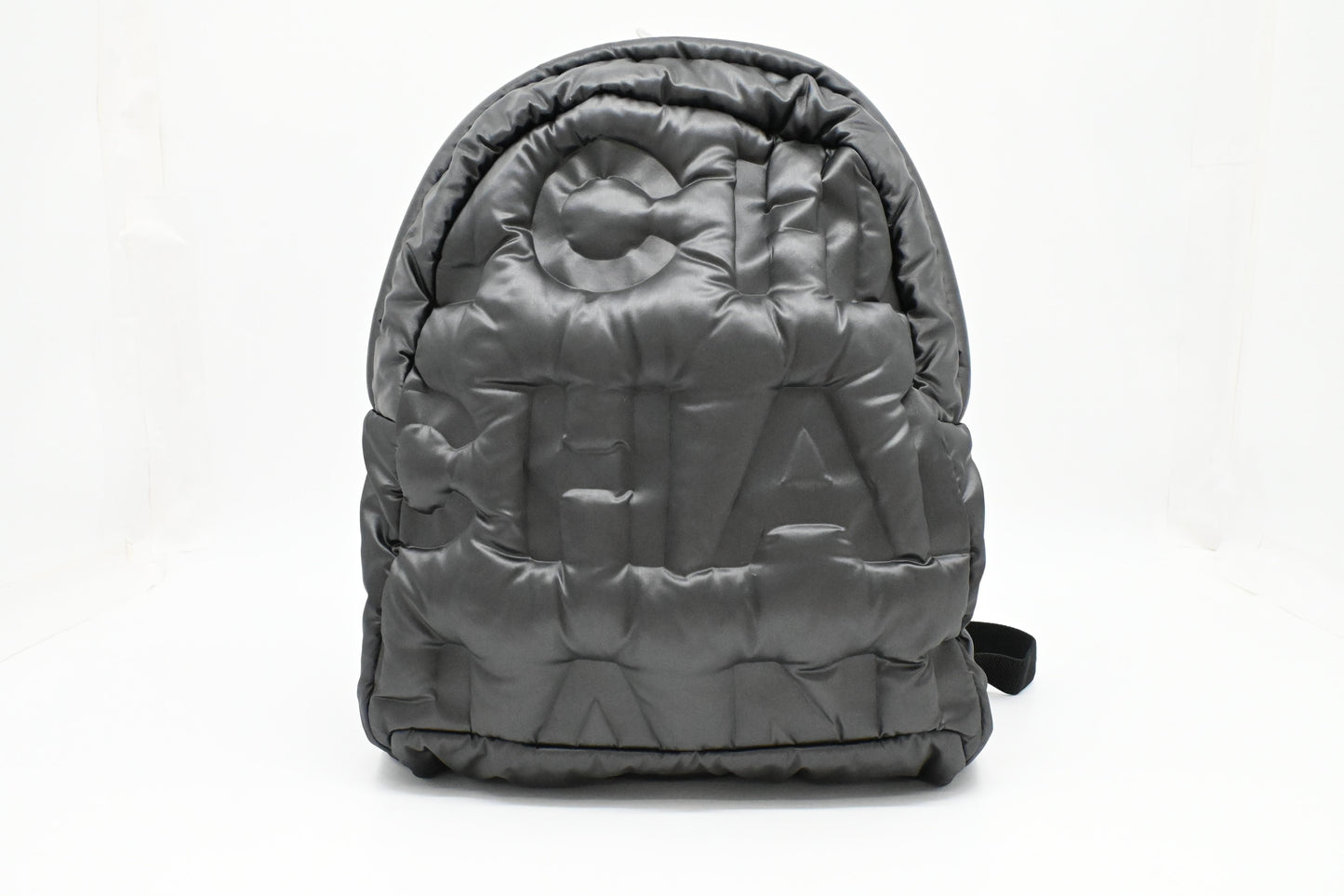 Chanel Doudoune Backpack in Black Nylon Canvas