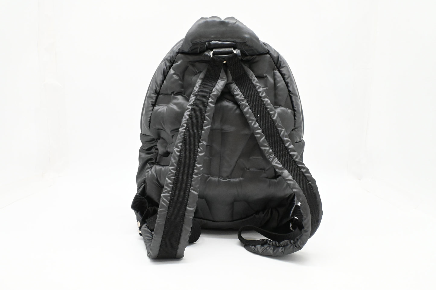 Chanel Doudoune Backpack in Black Nylon Canvas