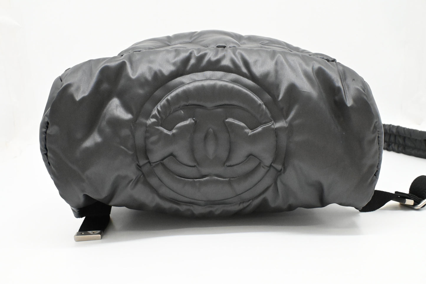 Chanel Doudoune Backpack in Black Nylon Canvas