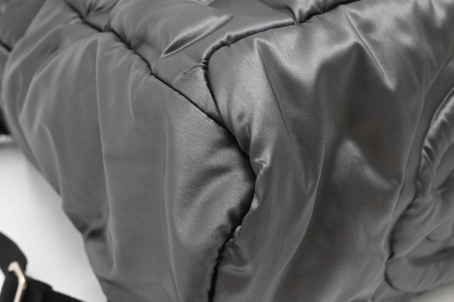 Chanel Doudoune Backpack in Black Nylon Canvas