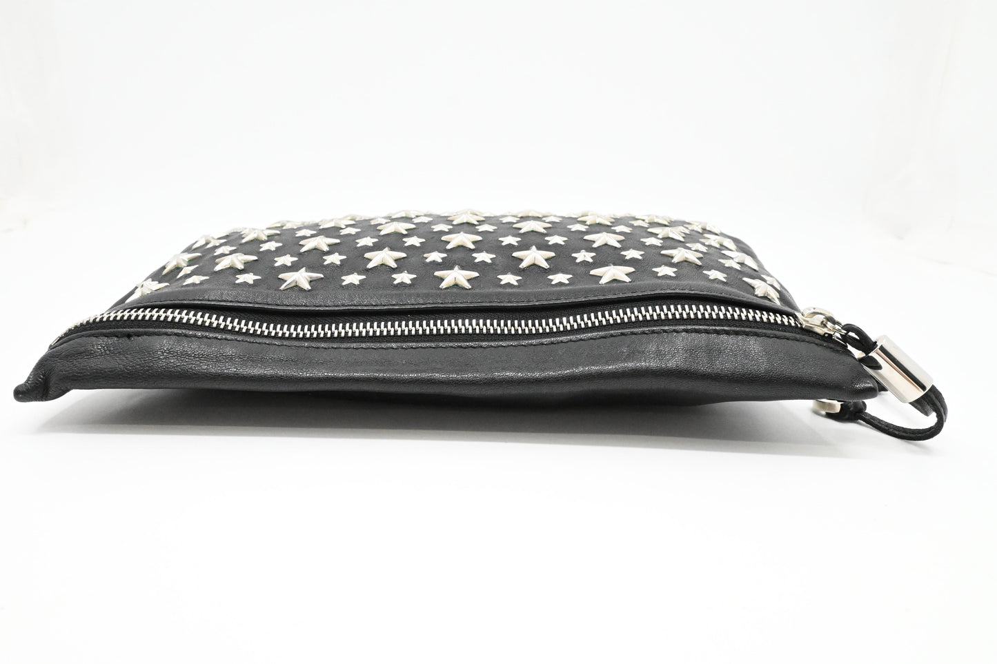 Jimmy Choo Clutch in Black Star Studded Leather