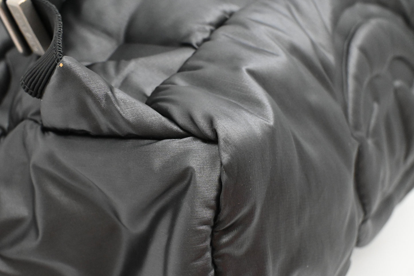 Chanel Doudoune Backpack in Black Nylon Canvas