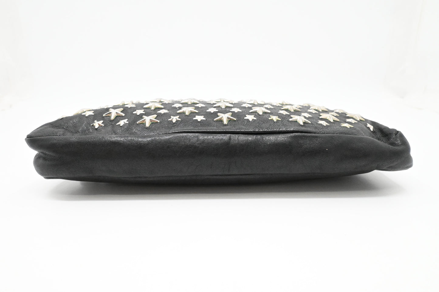 Jimmy Choo Clutch in Black Star Studded Leather
