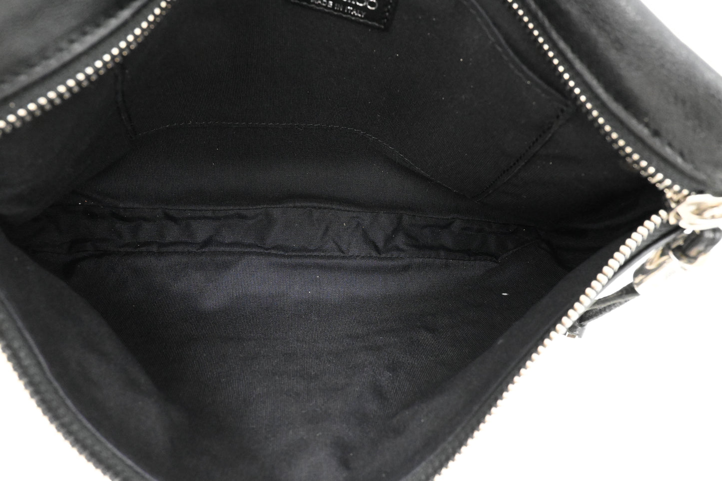 Jimmy Choo Clutch in Black Star Studded Leather