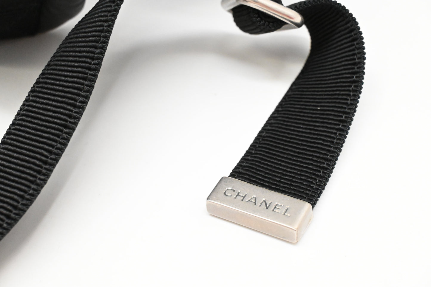 Chanel Doudoune Backpack in Black Nylon Canvas