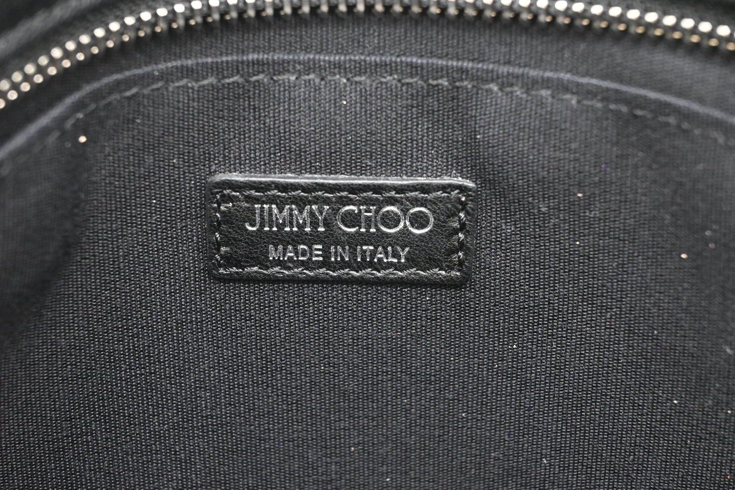 Jimmy Choo Clutch in Black Star Studded Leather