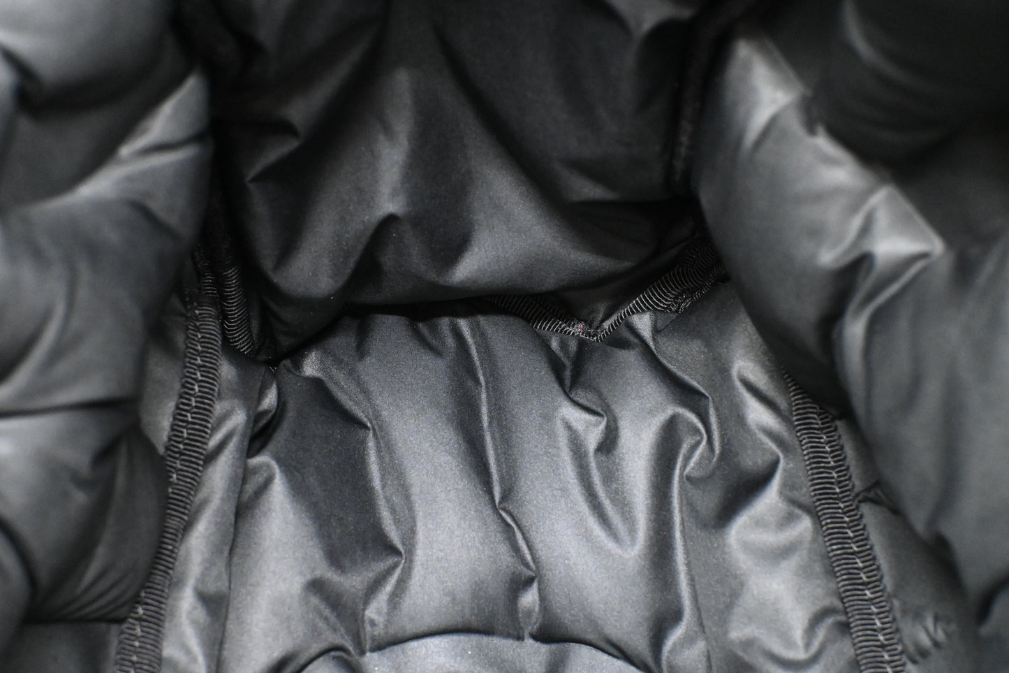 Chanel Doudoune Backpack in Black Nylon Canvas