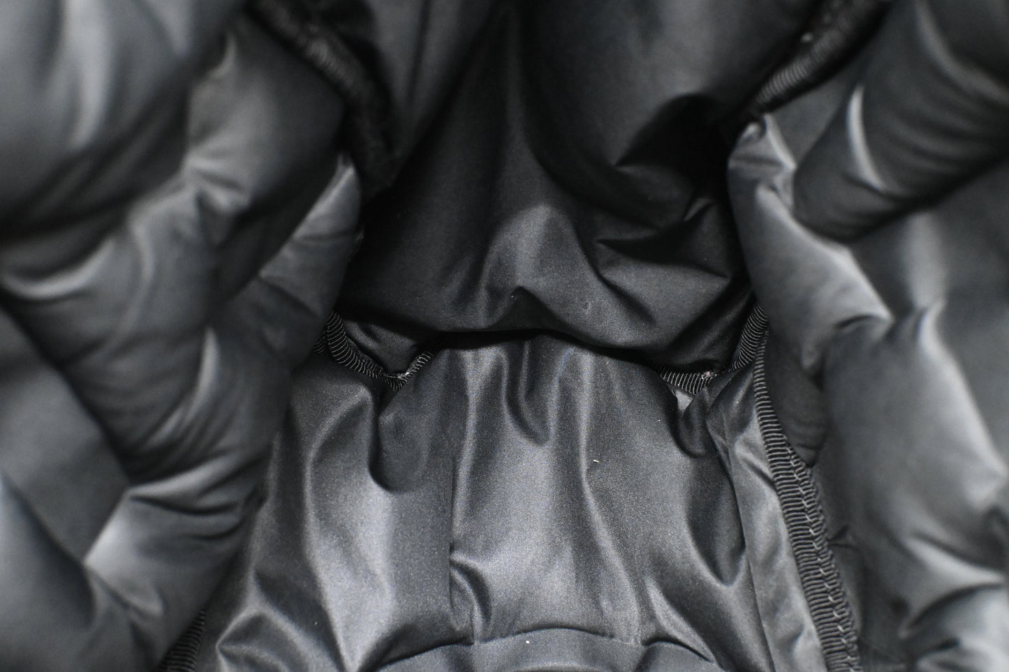 Chanel Doudoune Backpack in Black Nylon Canvas