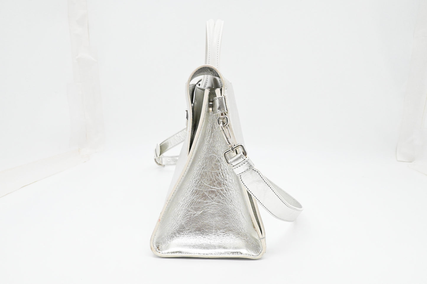 Dior Diorever 2way Bag in Silver Leather