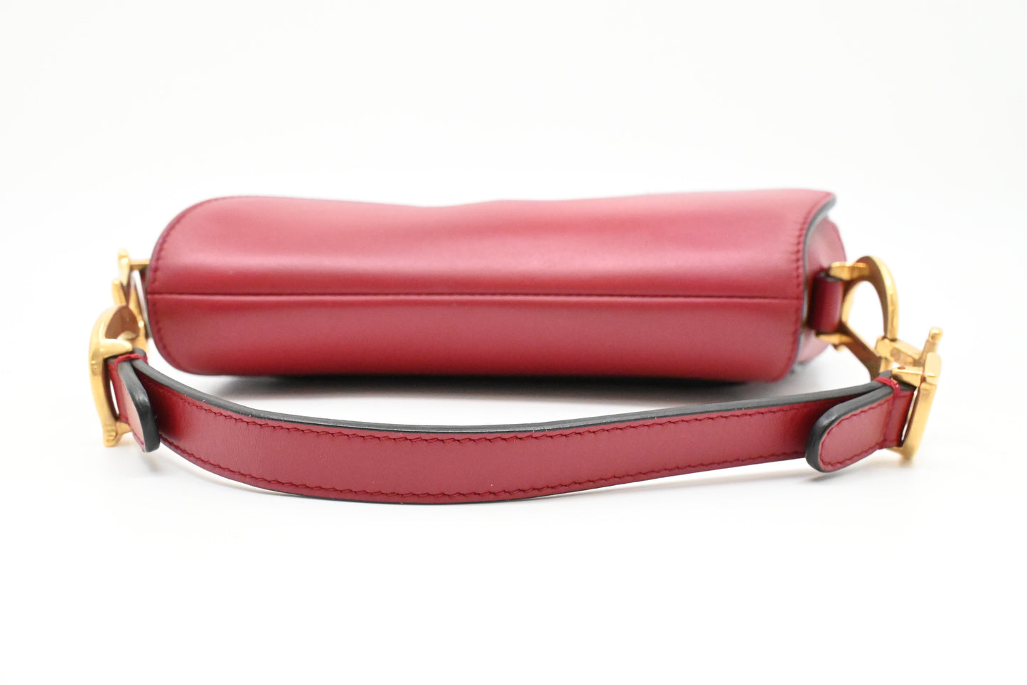 Dior Small Saddle Bag in Red Leather