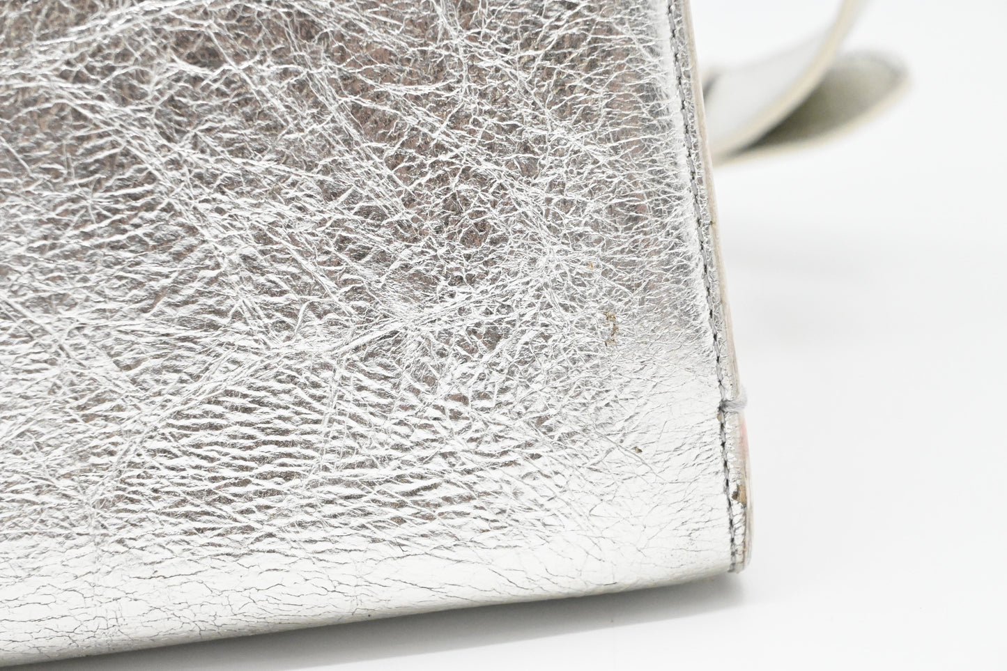 Dior Diorever 2way Bag in Silver Leather