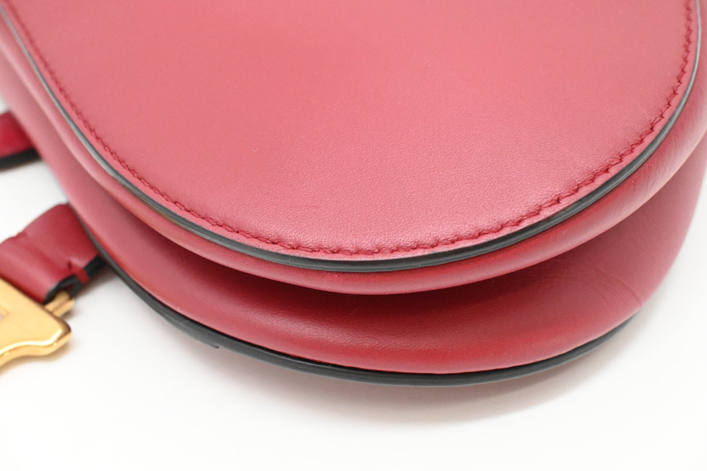 Dior Small Saddle Bag in Red Leather