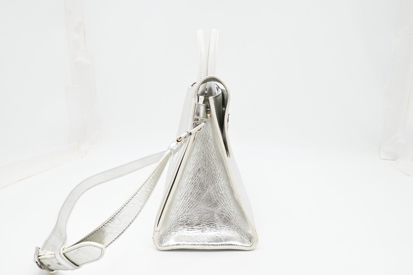 Dior Diorever 2way Bag in Silver Leather