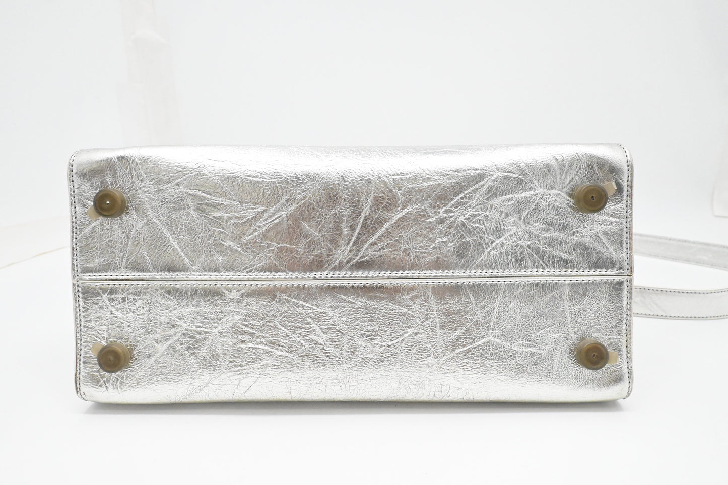 Dior Diorever 2way Bag in Silver Leather