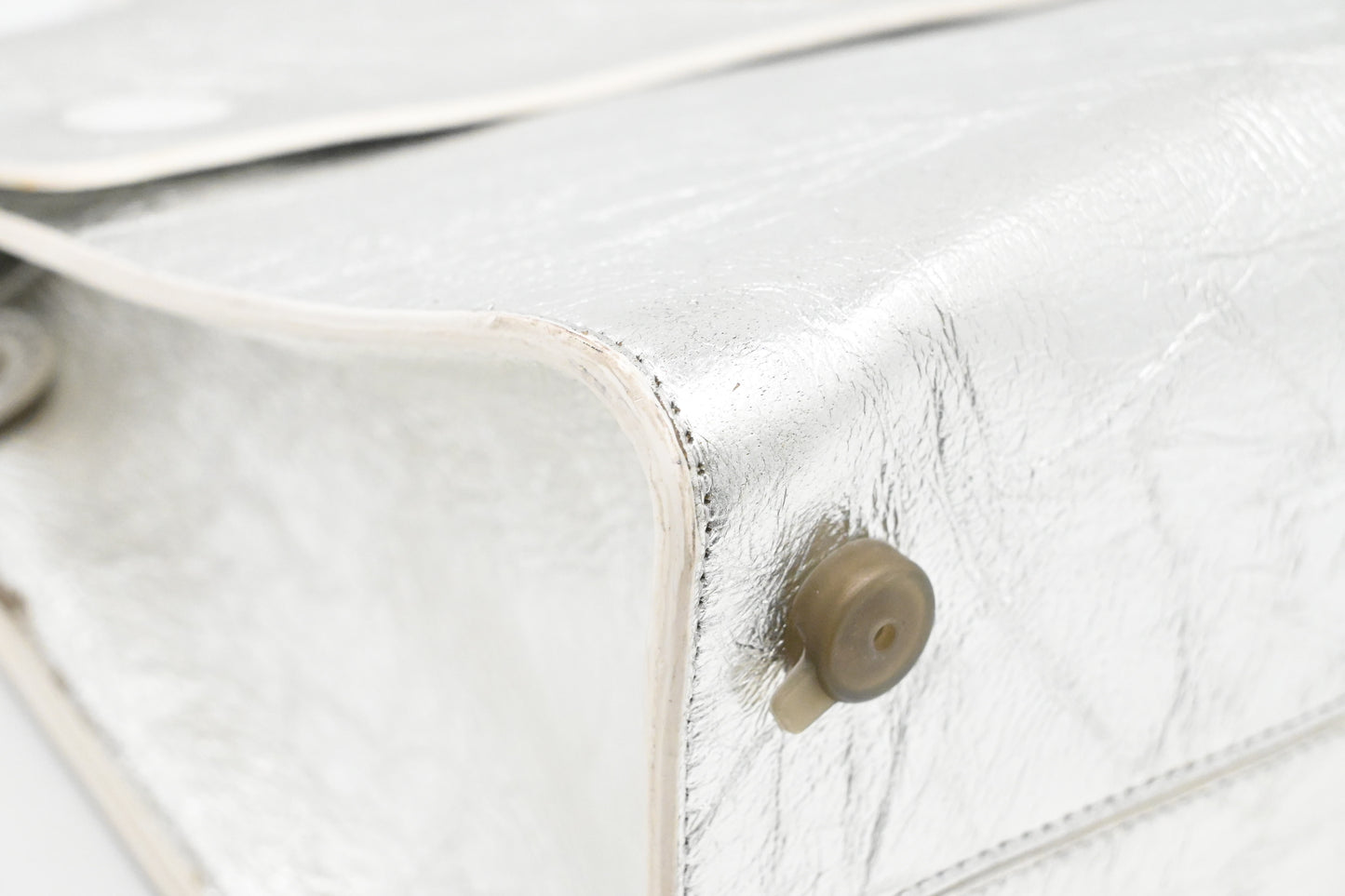 Dior Diorever 2way Bag in Silver Leather