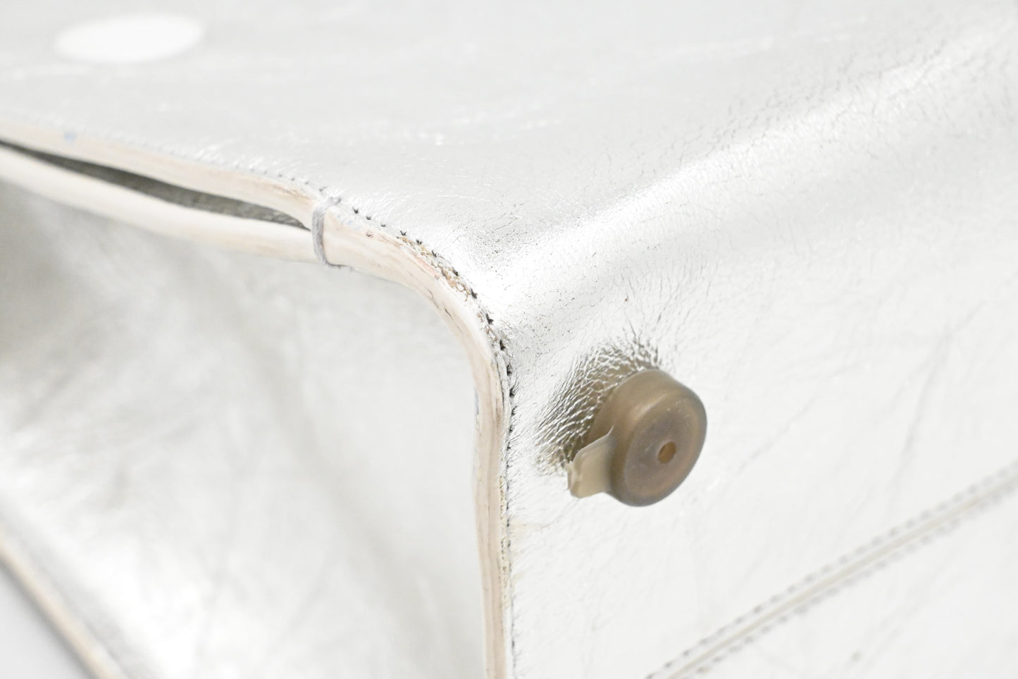 Dior Diorever 2way Bag in Silver Leather