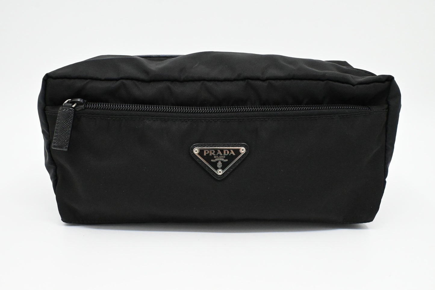 Prada Pouch in Black Nylon Canvas