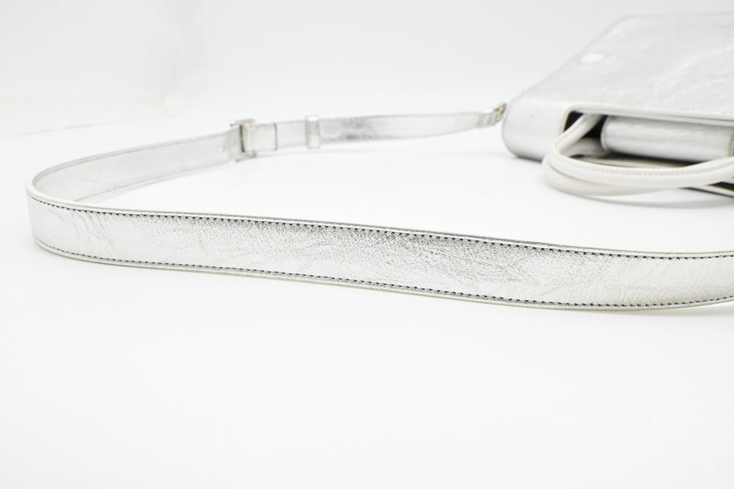 Dior Diorever 2way Bag in Silver Leather