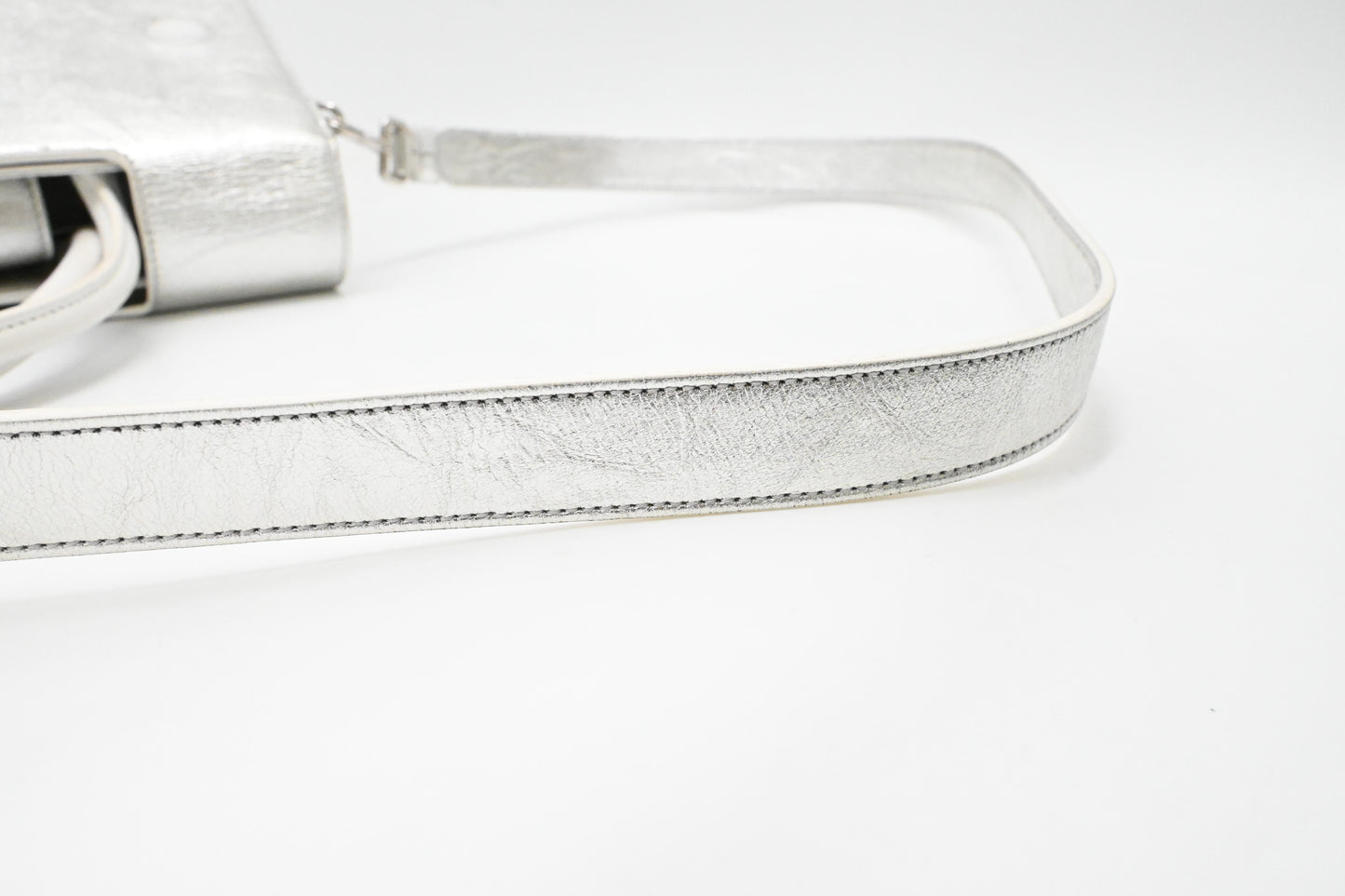 Dior Diorever 2way Bag in Silver Leather