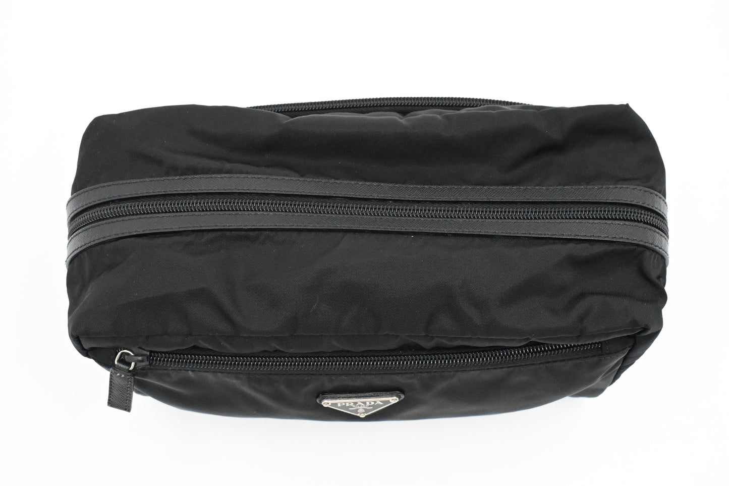 Prada Pouch in Black Nylon Canvas