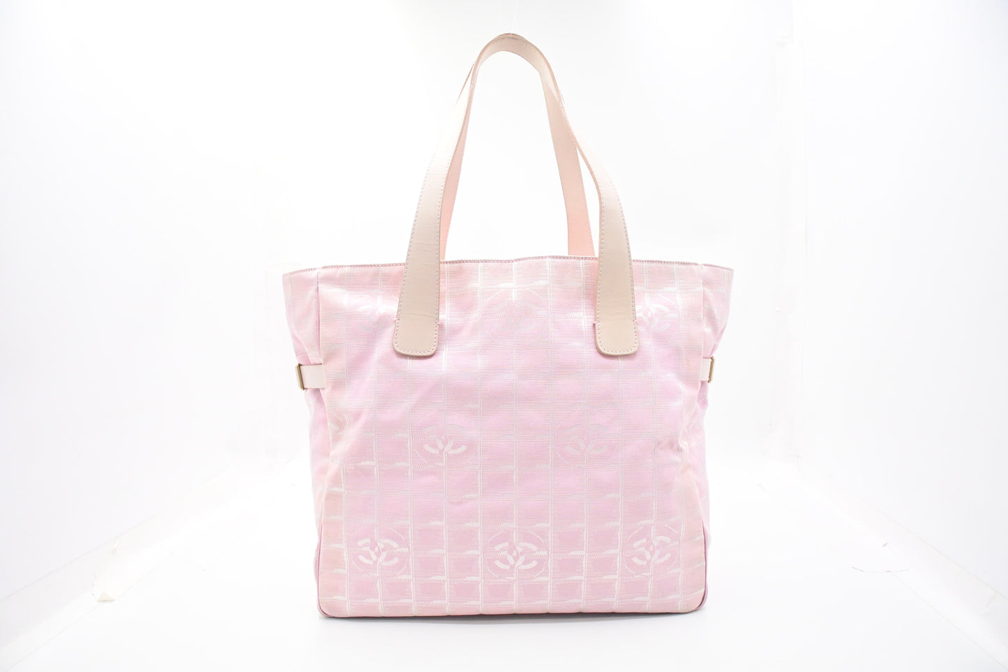 Chanel New Travel Line Tote in Pink Canvas