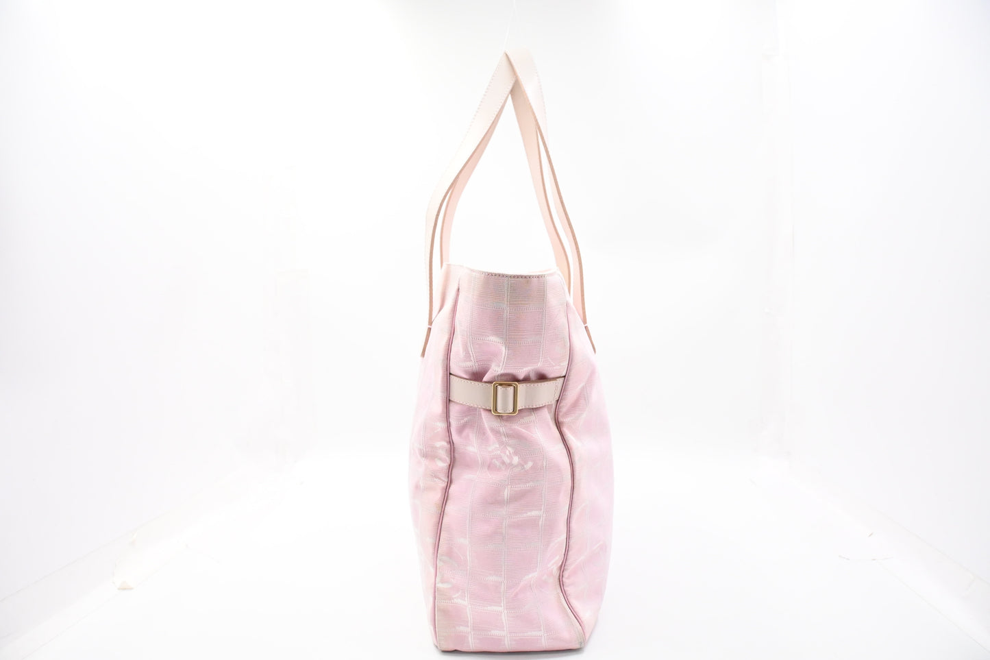Chanel New Travel Line Tote in Pink Canvas
