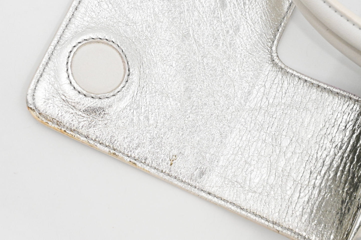 Dior Diorever 2way Bag in Silver Leather