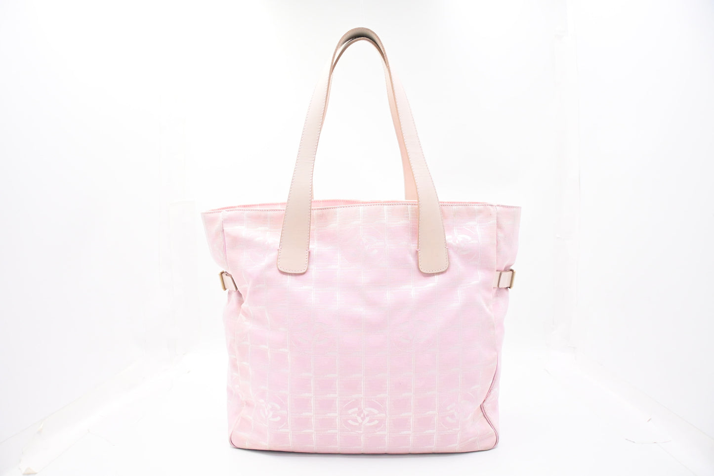 Chanel New Travel Line Tote in Pink Canvas