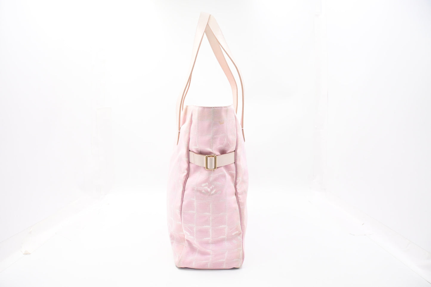 Chanel New Travel Line Tote in Pink Canvas