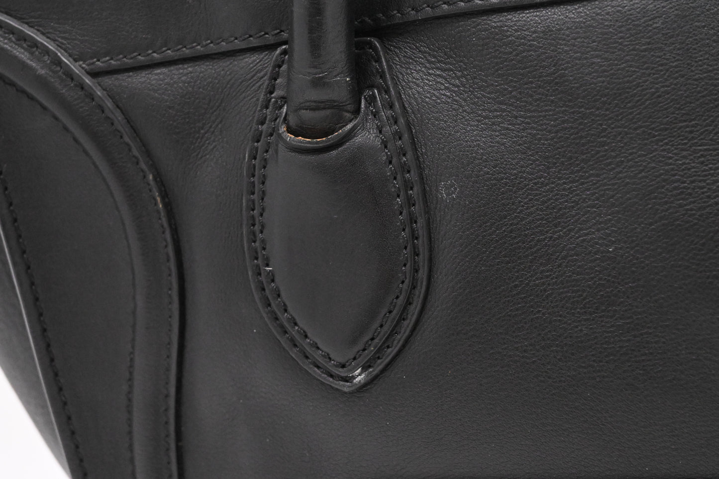 Celine Medium Luggage in Black Leather