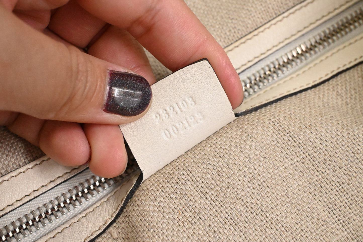Gucci Large Tote in Raffia and White Leather