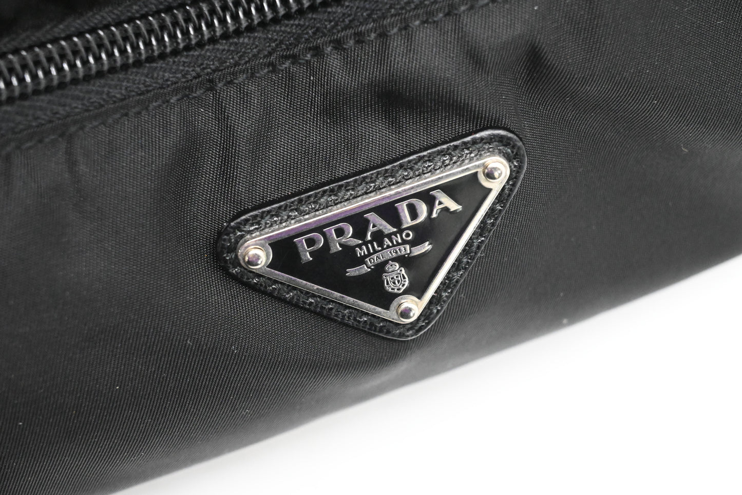 Prada Pouch in Black Nylon Canvas