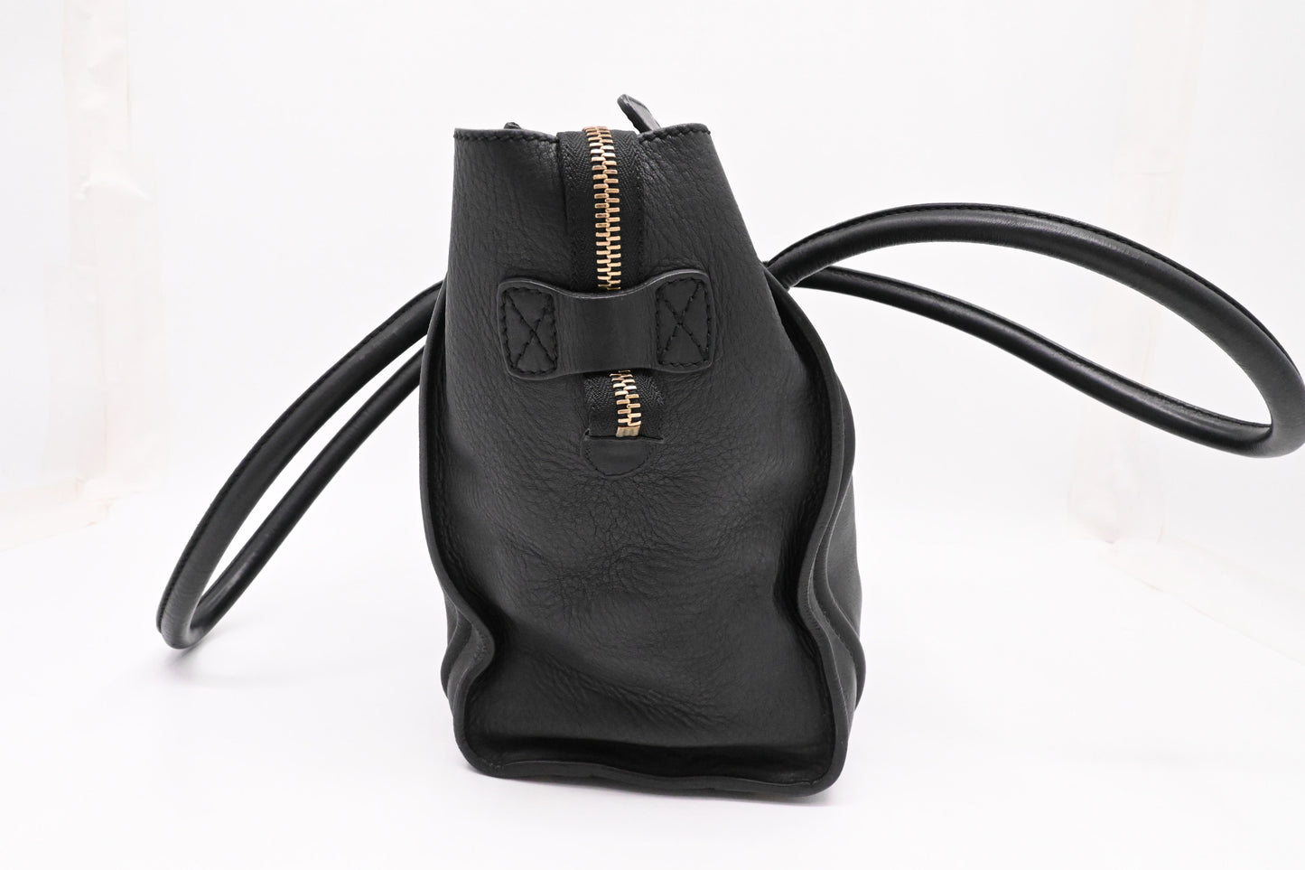 Celine Medium Luggage in Black Leather