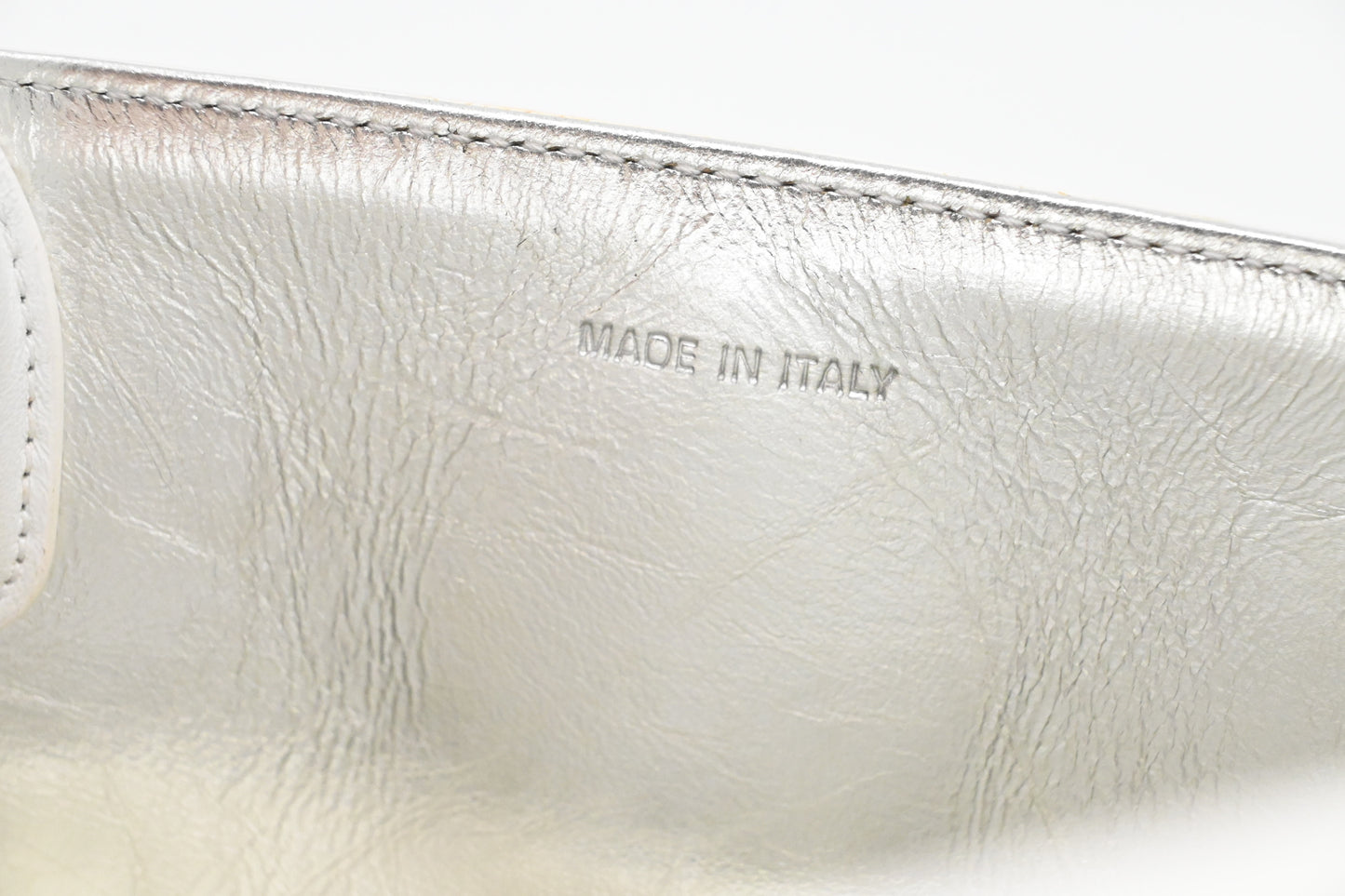 Dior Diorever 2way Bag in Silver Leather