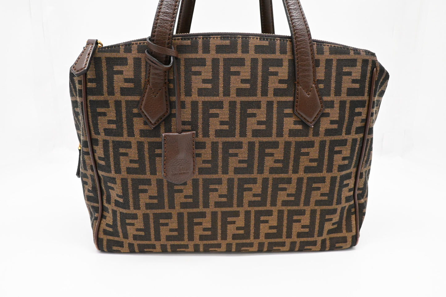Fendi Shoulder Bag in Zucca Canvas